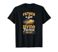 Father And Son Diving Partners For Life Scuba Diving T-Shirt