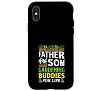 Father And Son Gardening Buddies For Life Funny Gardening Case for iPhone X/XS