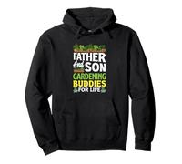 Father And Son Gardening Buddies For Life Funny Gardening Pullover Hoodie