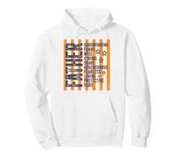 FATHER Attributes Hardworking Loving Hero Dad Pullover Hoodie