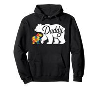 Father Autism Dad Autistic Child Daddy Pullover Hoodie