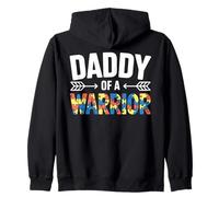 Father Autism Dad Autistic Child Family Zip Hoodie