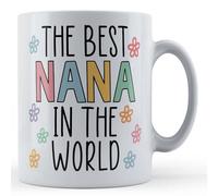Father Fox - Best Nana in The World - Mother's Day, Birthday for Nana Gift Mug from Grandchild, Ceramic, 11fl.oz.