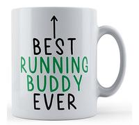 Father Fox - Best Running Buddy - Marathon, Long Distance Runner Gift Mug, Ceramic, 11fl.oz.