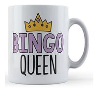 Father Fox - Bingo Queen - Funny Bingo Gift, Mug for Her, Ceramic, 11fl.oz.