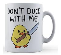 Father Fox - Don't Duck with Me - Funny Animal Pun Gift Mug, Ceramic, 11fl.oz.