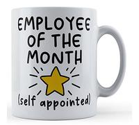 Father Fox - Employee of Month Self Appointed - Funny Office, Colleague Gift Mug, Ceramic, 11fl.oz.