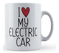 Father Fox - EV Driver, I Love My Electric Car - Gift Mug, Ceramic, 11fl.oz.