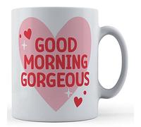 Father Fox - Good Morning Gorgeous - Gift Mug for Girlfriend, Wife, Ceramic, 11fl.oz.