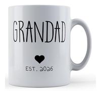 Father Fox - Grandad est.2026 - New Grandparent, Grandfather Baby Gift Mug, Ceramic, 11fl.oz.