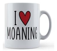 Father Fox - I Love Moaning - Funny Moaner, Complaining Gift Mug, Ceramic, 11fl.oz.