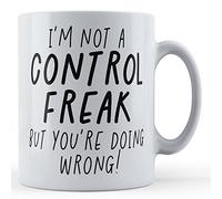 Father Fox - I'm Not A Control Freak - Funny Gift Mug, Ceramic, 11fl.oz.