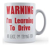 Father Fox - Learner Driver, Driving Licence, Warning, I'm Learning to Drive - Car Gift Mug, Ceramic, 11fl.oz.