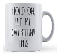 Father Fox - Let Me Overthink Gift Mug Funny Colleague Dramatic for Wife Husband, Ceramic, 11fl.oz.