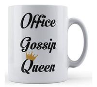 Father Fox - Office Gossip Queen - Funny Colleague Gift Mug, Ceramic, 11fl.oz.