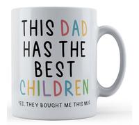 Father Fox - This Dad Has Best Children - Funny Birthday, Husband, Father's Day from Kids Gift Mug, Ceramic, 11fl.oz.