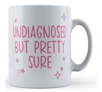 Father Fox - Undiagnosed But Pretty Sure - Funny Sarcastic Gift Mug for Her, Ceramic, 11fl.oz.