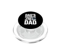 Father Husband Family Present Dad's Favorite Job Being Dad PopSockets PopGrip for MagSafe