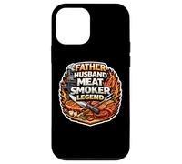 Father Husband Meat Smoker Legend Funny Dad BBQ Brisket Joke Case for iPhone 12 mini