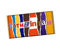 Father In Law Chocolate Bar Wrapper Novelty Gift Fathers Day Birthday Christmas CH-219 (with chocolate)