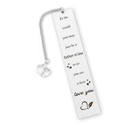 Father in Law Gifts Father Birthday Gifts for Father in Law Father and Daughter Gifts Father Gifts from Son Dad Gifts Daddy Gifts from Daughter Dad Birthday Gift for Dad Who Wants Nothing Bookmark