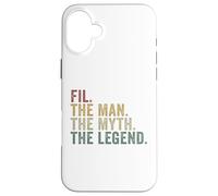 Father In Law The Man The Myth The Legend Funny Family Hero Case for iPhone 16 Plus