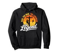 Father Lineman Dad Pullover Hoodie