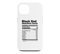 Father Nutrition Label Black Dad Nutrition Facts Case for iPhone 13
