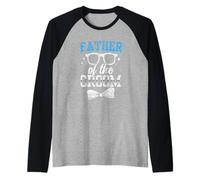 Father of The Groom Party Wedding Bachelor Raglan Baseball Tee