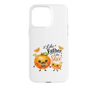 Father Orange & Child Slice Kawaii Fruit Design Case for iPhone 15 Pro Max