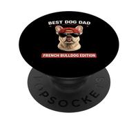 Father’s Day Design cool French Bulldog send a kiss PopSockets Adhesive PopGrip