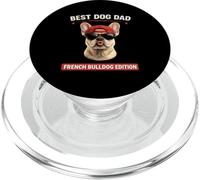 Father’s Day Design cool French Bulldog send a kiss PopSockets PopGrip for MagSafe