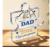 Father’s Day gift: an acrylic puzzle-shaped keepsake. A gift from a child to their dad, symbolising that Dad is such an important part of my life, perfect for Father’s Day, birthdays and Christmas.