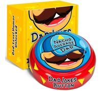 Father’s Gift - Dad Joke Talking Button - 120+ Funny Jokes - Funny Gag Gifts for Christmas, Stocking Stuffers, White Elephant, Dad Birthdays - Last Minute Gifts for Dad, Husband, Grandpa, Men