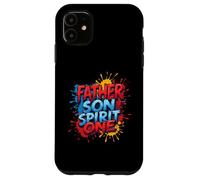 Father Son Spirit One Christian Family Faith Unity Splatter Case for iPhone 11