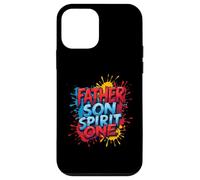 Father Son Spirit One Christian Family Faith Unity Splatter Case for iPhone 12 mini