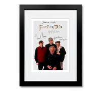 Father Ted Cast Signed A4 Poster Photo Print Framed Autograph Gift TV Show Dermot Morgan Ardal O’Hanlon (A4 Framed & Mounted)