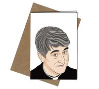 FATHER TED CRILLY ILLUSTRATION - A5 GREETING CARD