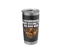 Fatherhood Best Excuse to Go Dad BOD Hard Work Daddy Stainless Steel Insulated Tumbler