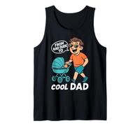 Fatherhood FROM RAD DUDE TO COOL DAD Funny Soon-to-be Dad Tank Top