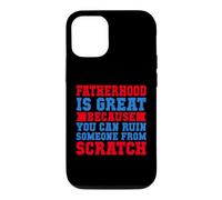 Fatherhood Is Great Funny Dad Parenting Joke Case for iPhone 12/12 Pro