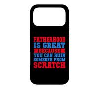 Fatherhood Is Great Funny Dad Parenting Joke Case for iPhone 17 Pro Max