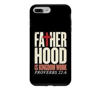 Fatherhood Is Kingdom Work Christian Dad Father's Day Case for iPhone 7 Plus/8 Plus