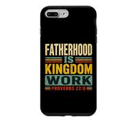 Fatherhood is Kingdom Work Christian Dad Father's Day Faith Case for iPhone 7 Plus/8 Plus