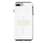 Fatherhood is Kingdom Work Tshirt Christian Dad Father's Day Case for iPhone 7 Plus/8 Plus