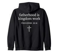Fatherhood Is Kingdom Work Zip Hoodie