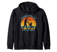 Fatherhood PUSHING STROLLERS THAT'S WHAT DAD'S DO Soon Dad Zip Hoodie