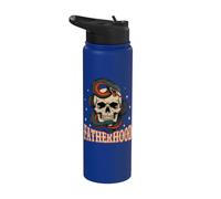 Fatherhood Vintage Husband Cool Daddy Papa Father's Day Stainless Steel Insulated Water Bottle