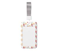 Fathers Day by Daughter Printed Id Card Badge Holder with Neck Strap Waterproof Name Card Holder Plastic Vertical Sleeve Pocket