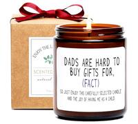 Father's Day Candle Gift for Dad from Daughter Son, Fathers Birthday Scented Candles Gifts for Daddy, Thanksgiving Christmas Presents for Dad Step Father in Law Him Bonus